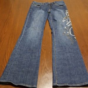 Dorothee bis native american beaded jean N119:6:41